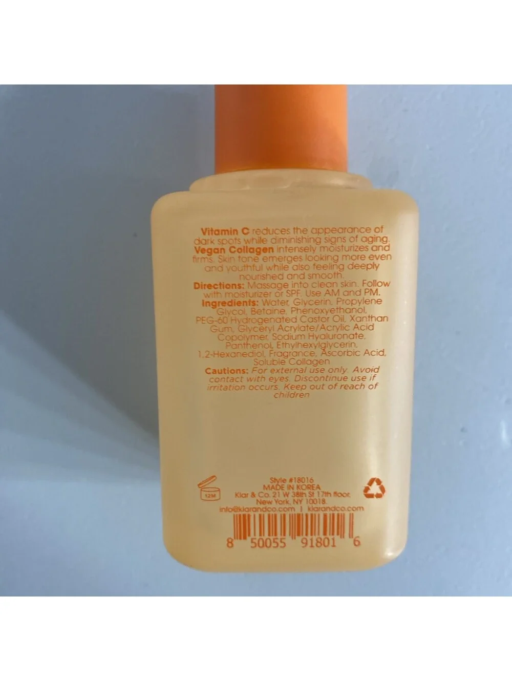 Glow Elixir Vitamin C & Collagen Brightening Face Serum 2.02 floz (60 ml)-Korea